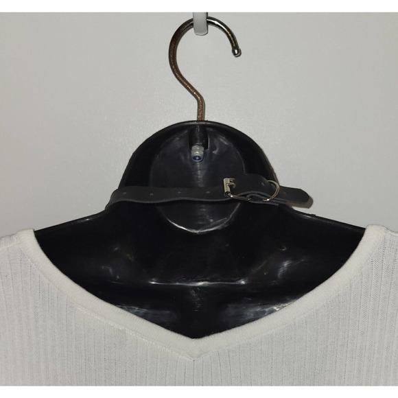 Punk or Halloween Leather Over Bra Belly Belt Body Harness w/ Adjustable Length - Picture 8 of 8